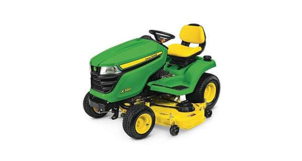 JOHN DEERE X350 Rasentraktor 4